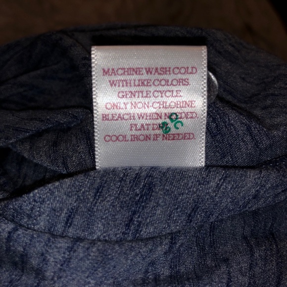 Blue Long Sleeve Swing Dress with Cris-Cross Neck - Picture 8 of 8